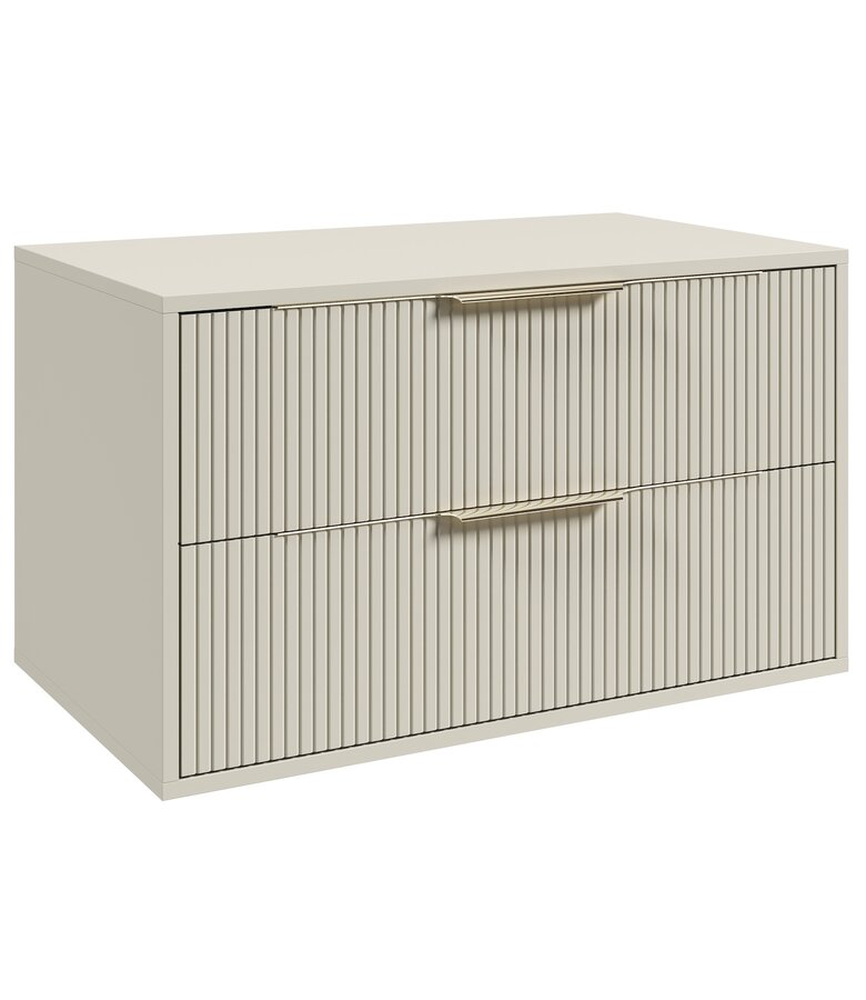 Wastafelkast Rimini - 80 x 46 x 46 cm - beige