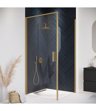 Douchecabine Alava 100 x 100 x 190 cm - goud - nano coating