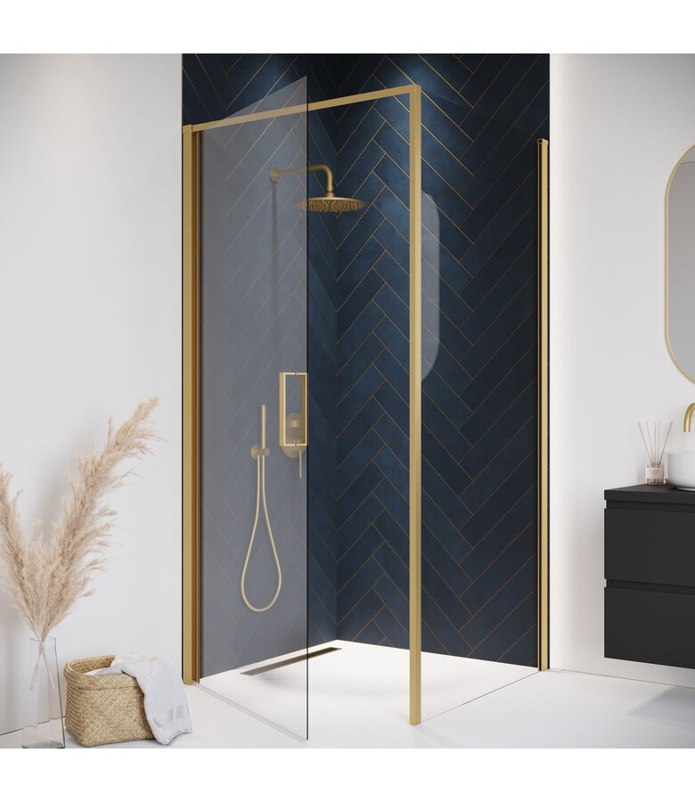 Douchecabine Alava 100 x 100 x 190 cm - goud - nano coating