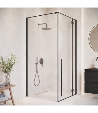 Douchecabine Vancouver 90 x 90 x 190 cm - zwart - nano coating