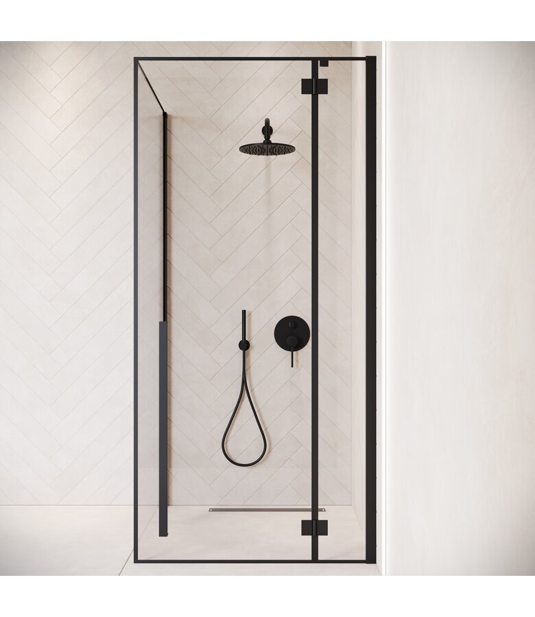 Douchecabine Vancouver 90 x 90 x 190 cm - zwart - nano coating