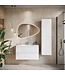 Badkamerkast Angela 40 x 30 x 150 cm - hoogglans wit