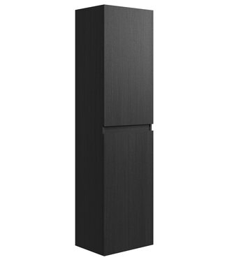 Badkamerkast Angela 40 x 30 x 150 cm - zwart houtnerf