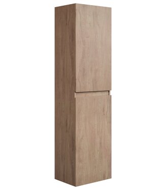 Badkamerkast Angela 40 x 30 x 150 cm - kastanje eiken