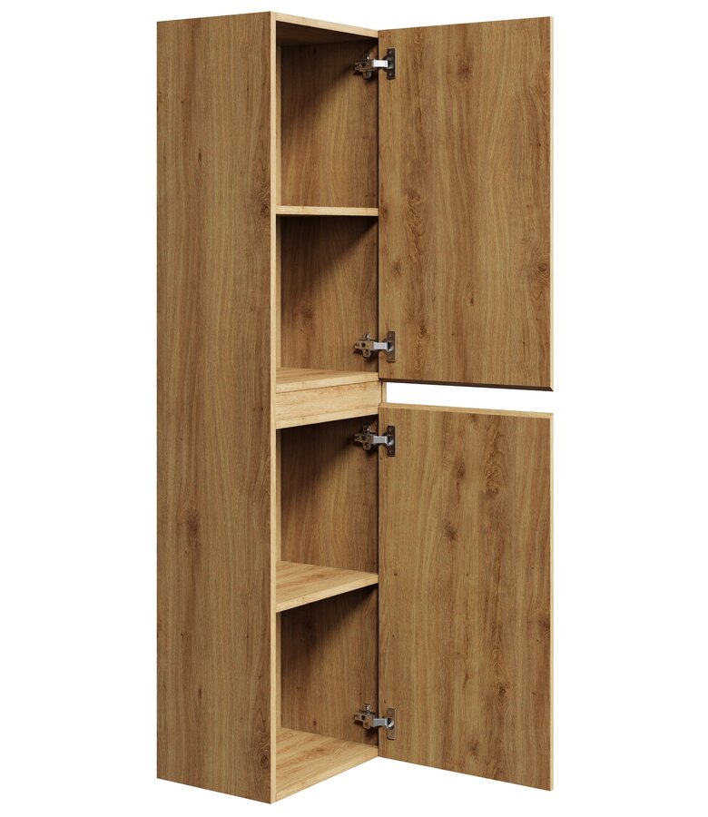 Badkamerkast Angela 40 x 35 x 170 cm - eiken