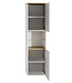 Badkamerkast Bravos 35 x 35 x 133 cm - wit met eiken