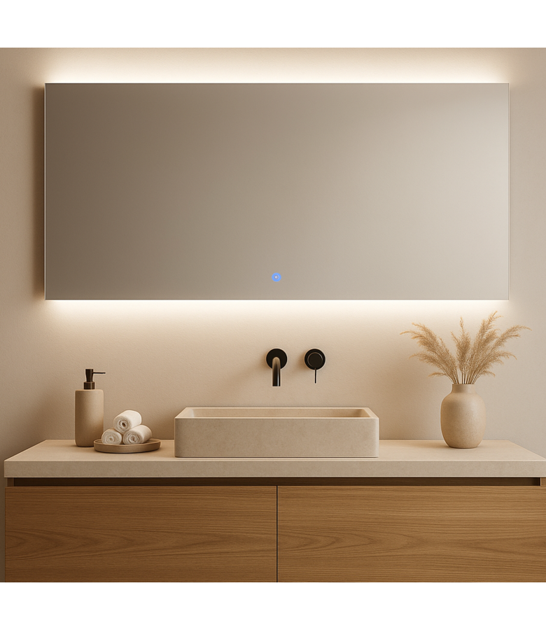 Spiegel Limon LED - 140 x 55 cm