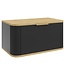 Wastafelkast Romero 80 x 46 x 40 cm - zwart met eiken