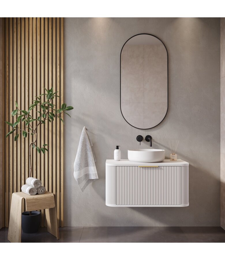 Wastafelkast Romero 80 x 46 x 40 cm - wit