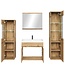 Badkamermeubel Nobel XL 60cm complete set - eiken