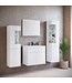 Badkamermeubel Nobel XL 60cm complete set - hoogglans wit