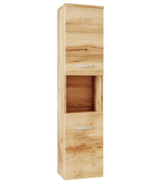 Badkamerkast Malo 30 x 30 x 130 cm - eiken