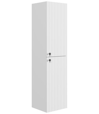 Badkamerkast Saros 35 x 32  x 140 cm - hoogglans wit Badkamerkast Saros 35 x 32  x 140 cm - hoogglans wit
