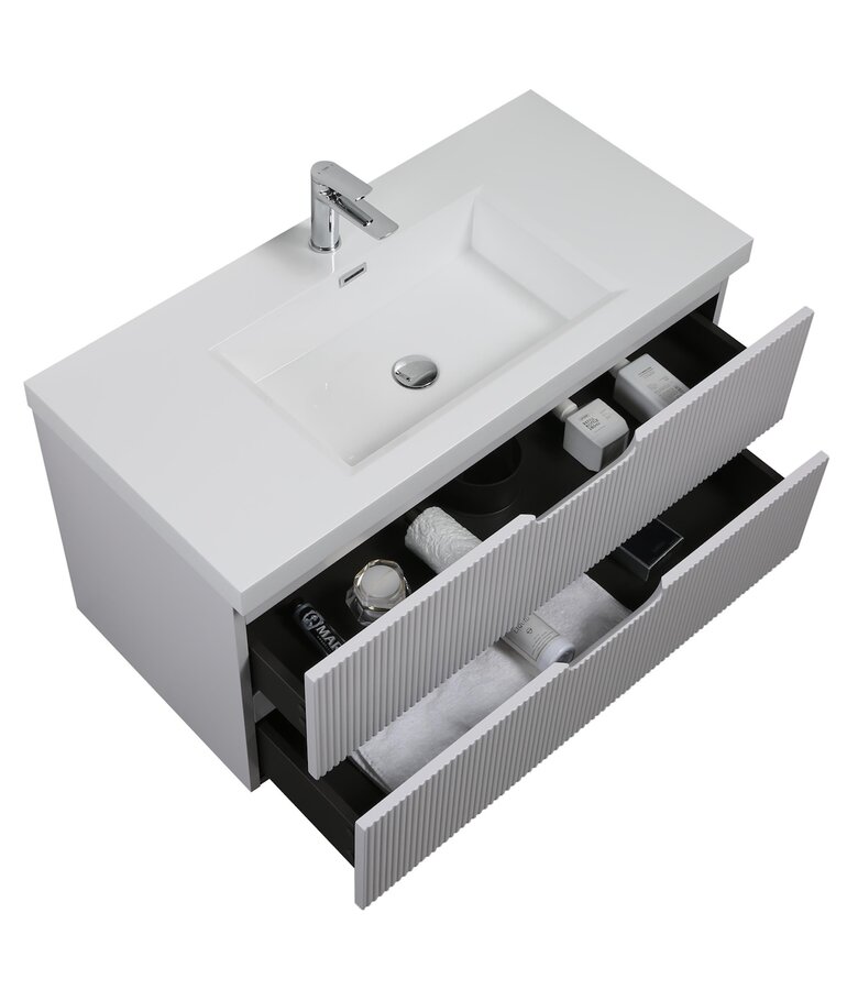 Badkamermeubel Thermis 100cm - wit