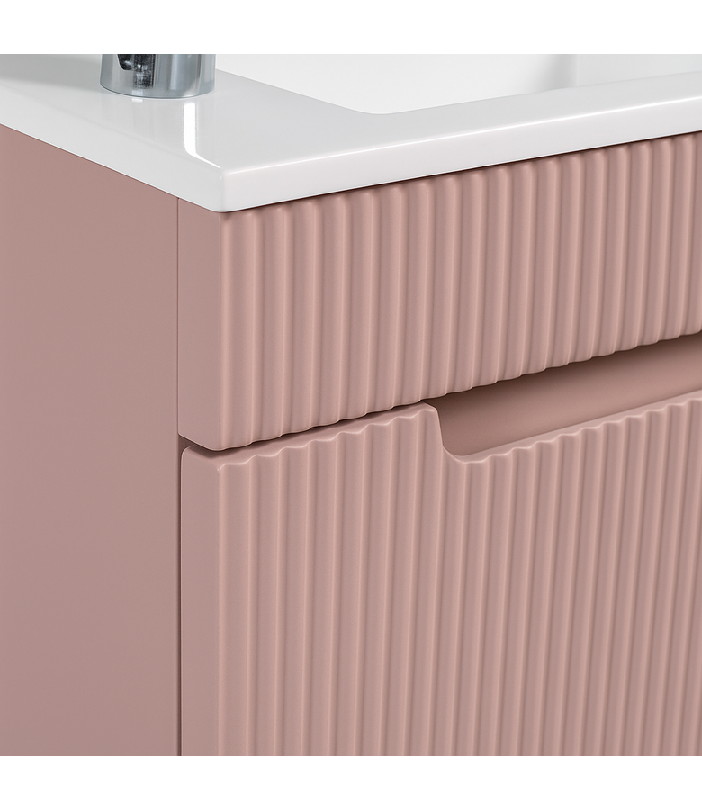 Toiletmeubel Thermis 40cm - mat roze