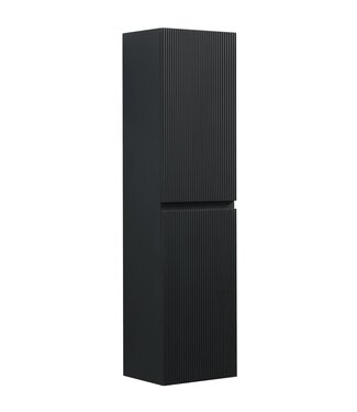 Badkamerkast Thermis 40 x 30 x 150 cm - mat zwart