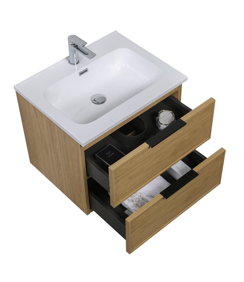 Badkamermeubel Luxor 60cm - licht eiken