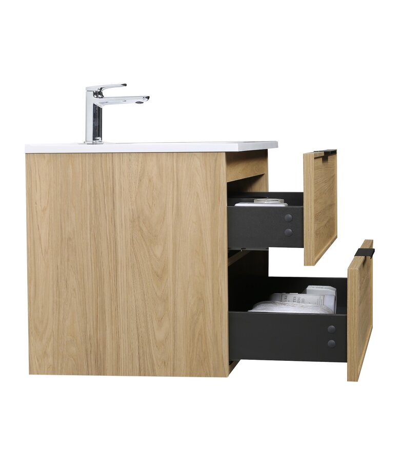 Badkamermeubel Luxor 60cm - licht eiken