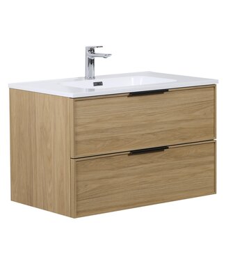 Badkamermeubel Luxor 80cm - licht eiken