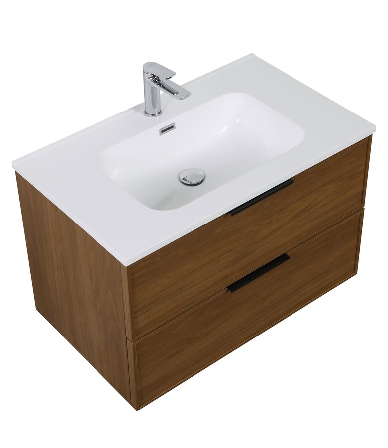 Badkamermeubel Luxor 80cm - walnoot