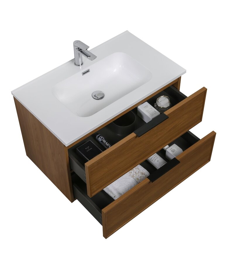 Badkamermeubel Luxor 80cm - walnoot