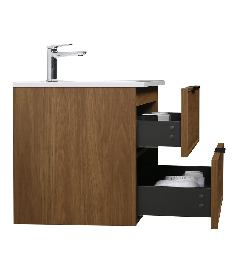 Badkamermeubel Luxor 80cm - walnoot