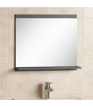 Spiegel Montreal 60 x 12 x 50 cm - donker grijs