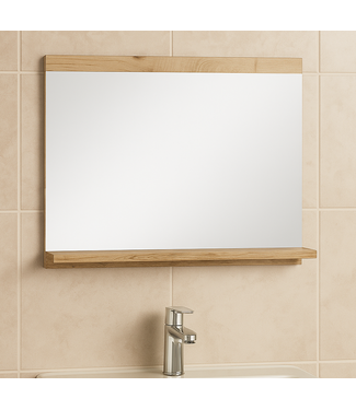 Spiegel Montreal 60 x 12 x 50 cm - kastanje eiken