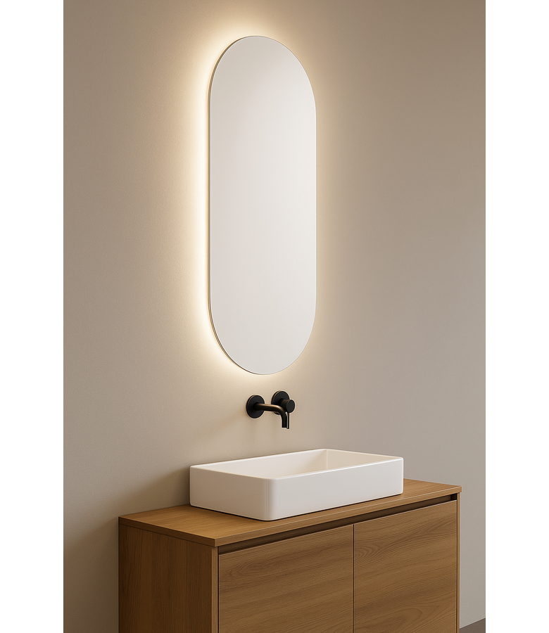 Spiegel Valencia LED 45 x 100cm