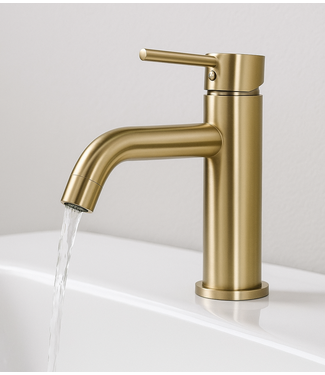 Wastafelkraan Everest - goud