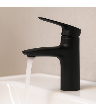 Wastafelkraan Valley - zwart