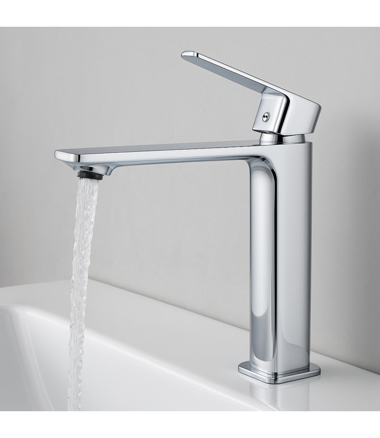 Wastafelkraan Leeds XL - chroom