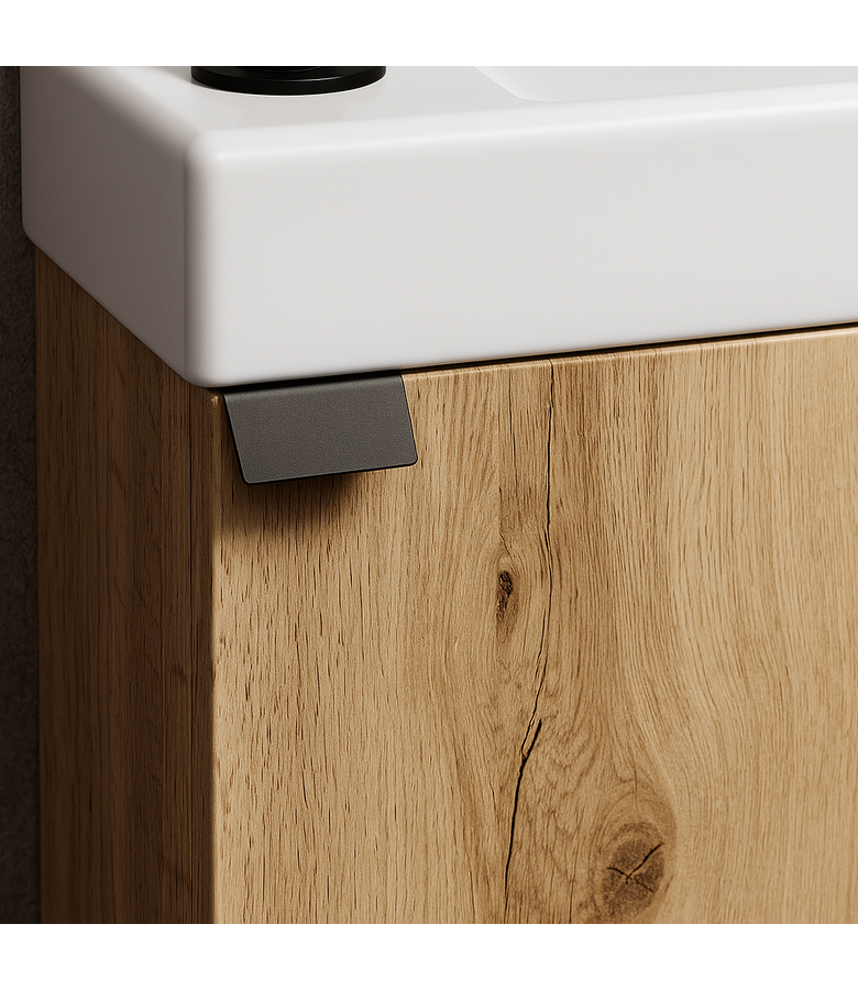 Toiletmeubel Apollo 40cm - licht eiken