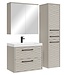 Badkamermeubel Etna 60cm complete set met spiegelkast - beige