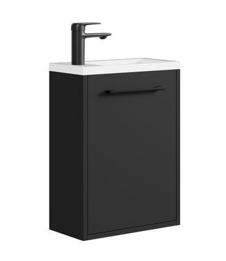 Toiletmeubel Florence 40cm - mat zwart