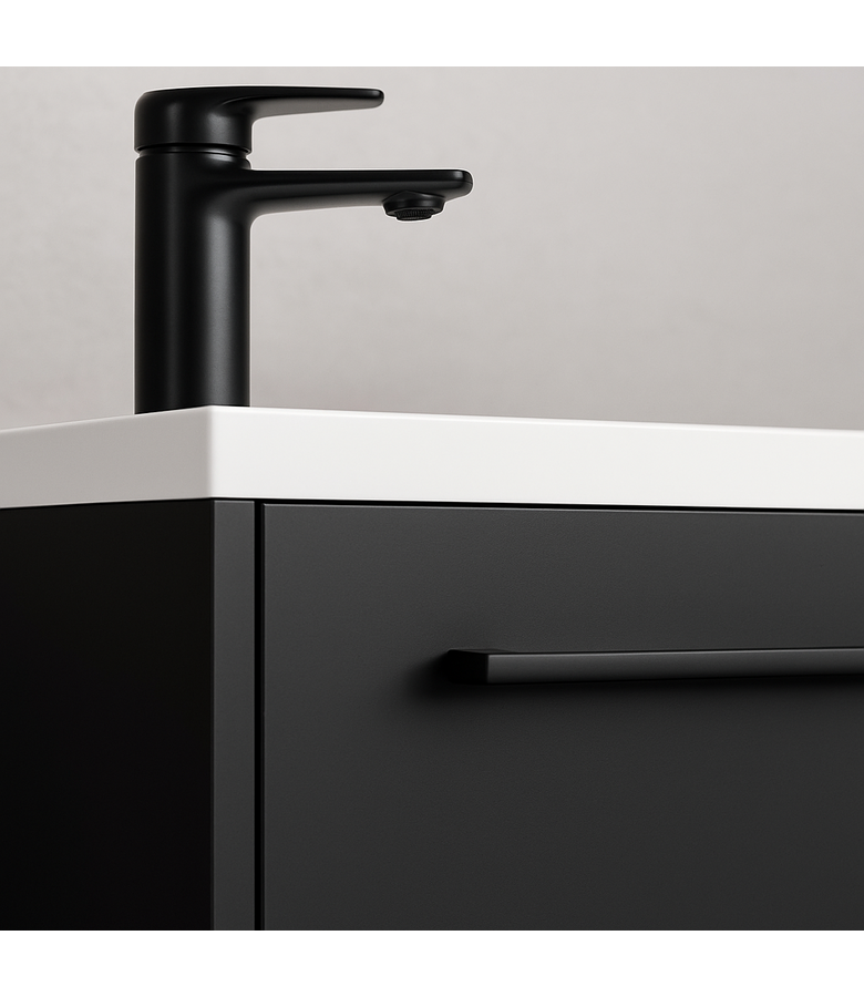 Toiletmeubel Florence 40cm - mat zwart