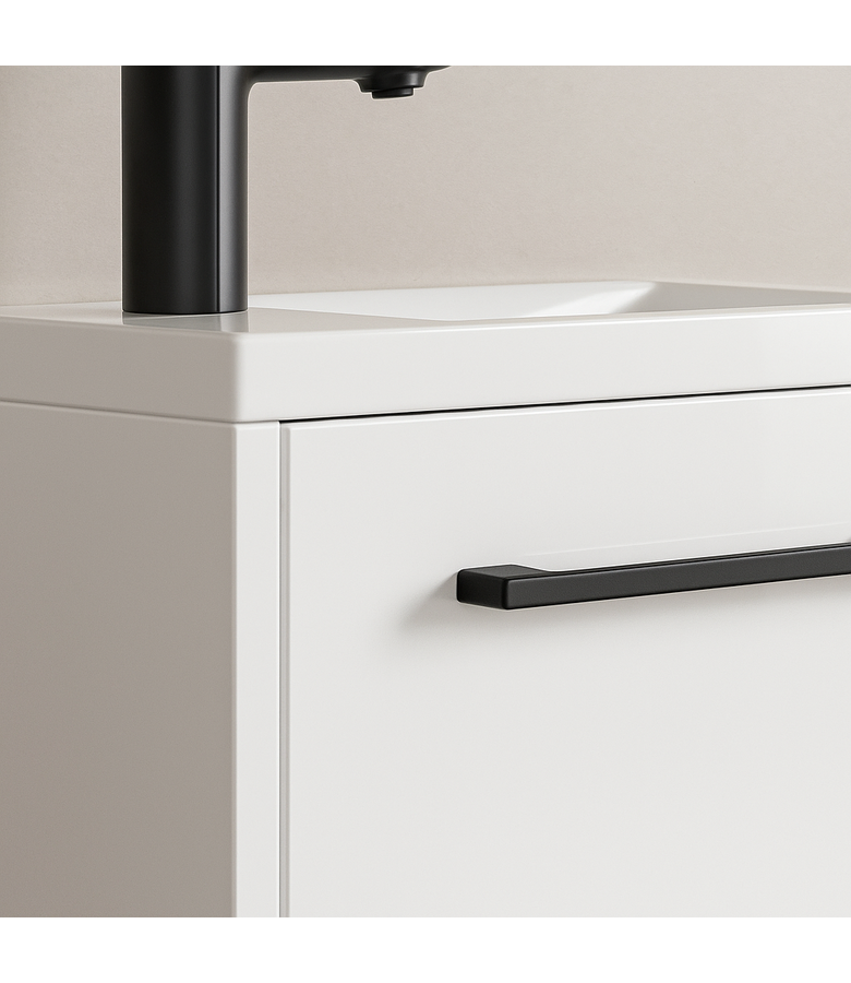 Toiletmeubel Florence 40cm -  hoogglans wit