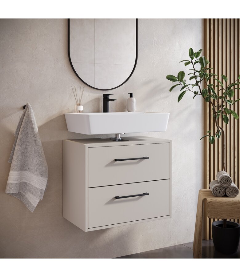 Wastafelkast Florence 60 x 35 x 47 cm - beige