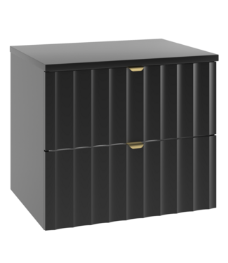 Wastafelkast Azore 60 x 46 x 52 cm - mat zwart