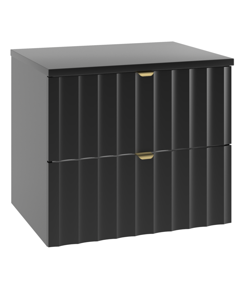 Wastafelkast Azore 60 x 46 x 52 cm - mat zwart