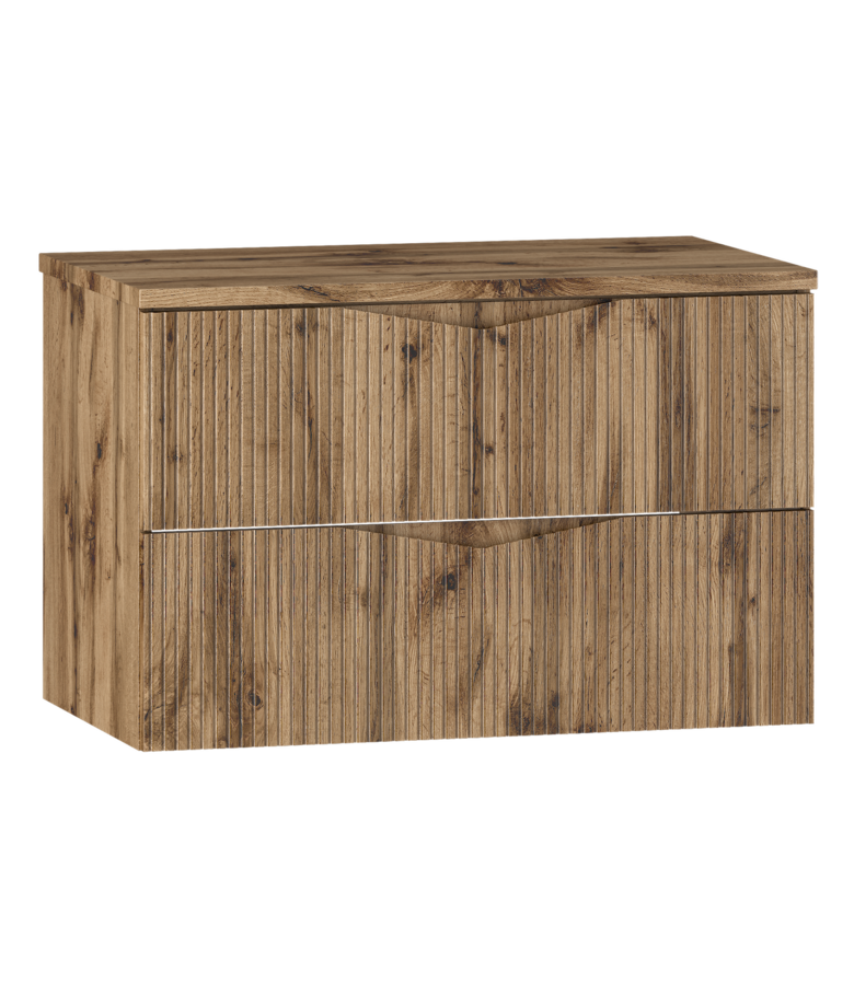 Wastafelkast Calen 80 x 46 x 52 cm - eiken