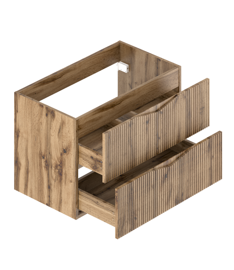 Wastafelkast Calen 80 x 46 x 52 cm - eiken