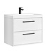 Badkamermeubel Florence 01 60cm met wastafel - hoogglans wit