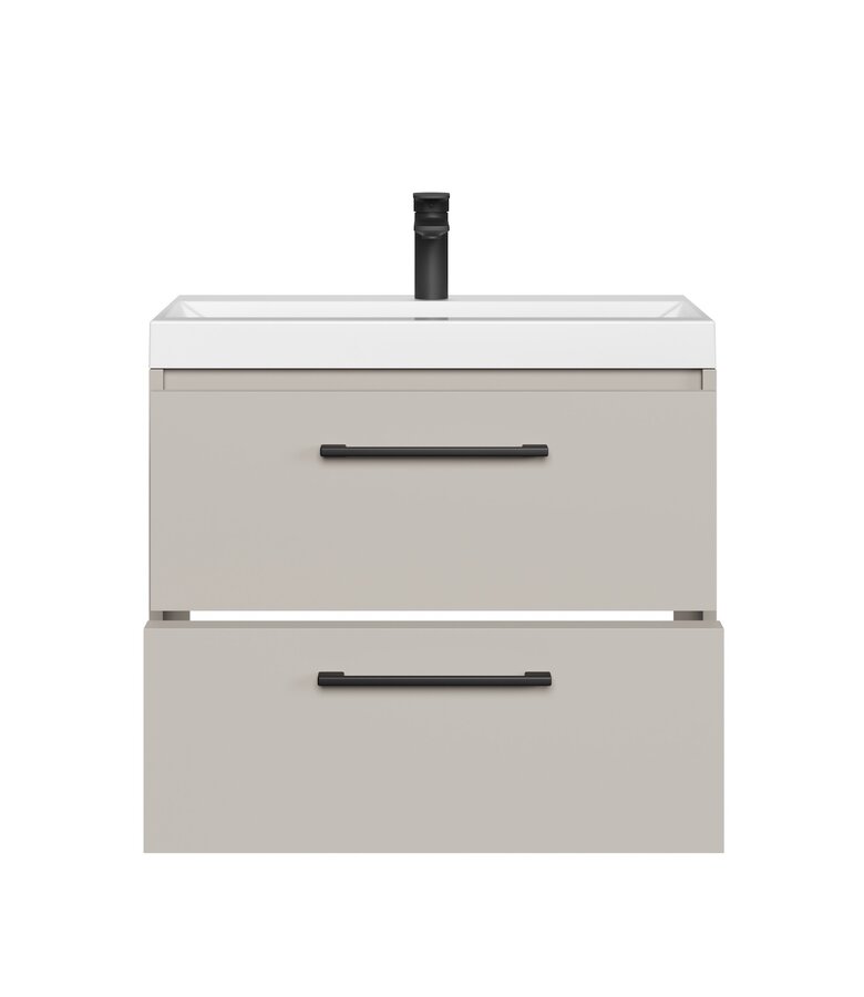 Badkamermeubel Florence 01 60cm met wastafel - beige