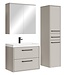 Badkamermeubel Florence 60cm complete set met spiegelkast - beige
