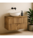 Wastafelkast Calen 80 x 46 x 52 cm - eiken
