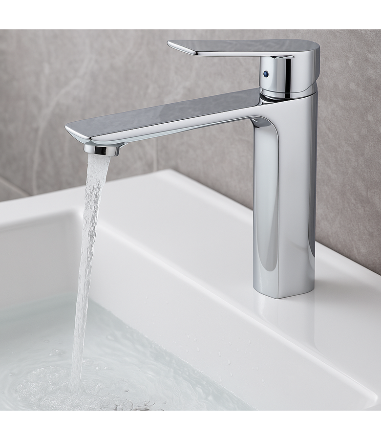 Wastafelkraan Tenby XL - chroom