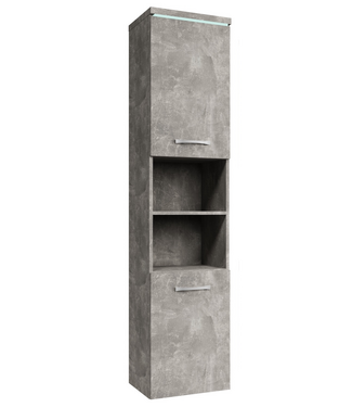 Badkamerkast Paso 35 x 35 x 160 cm - grijs