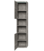 Badkamerkast Paso 35 x 35 x 160 cm - grijs