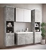 Badkamerkast Paso 35 x 35 x 160 cm - grijs